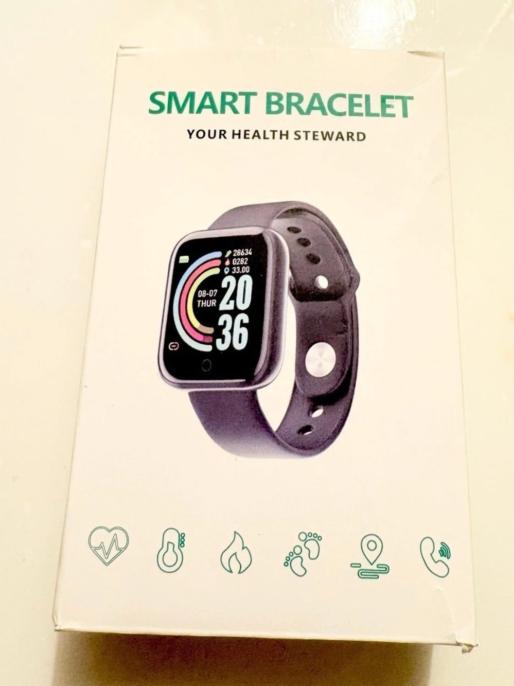 Smart Bracelet Fitness Smartwatch in Purple NWT